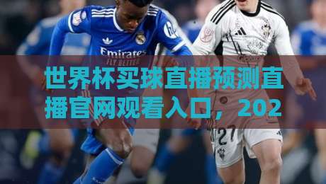 世界杯买球直播预测直播官网观看入口，2026球迷必看指南