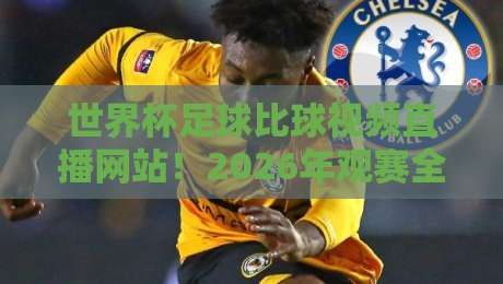 世界杯足球比球视频直播网站!2026年观赛全攻略(附实测推荐)