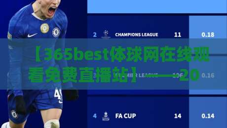 【365best体球网在线观看免费直播站】——2026年体育迷必看的免费直播神器？
