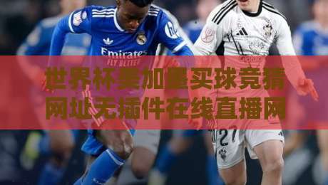 世界杯美加墨买球竞猜网址无插件在线直播网，2026观赛指南来了！