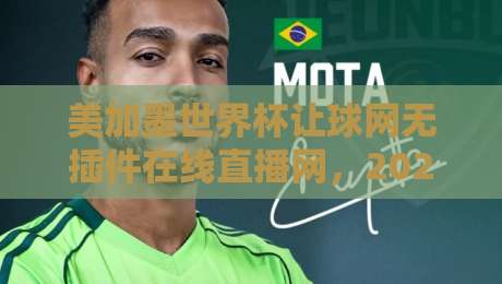 美加墨世界杯让球网无插件在线直播网，2026观赛新姿势！