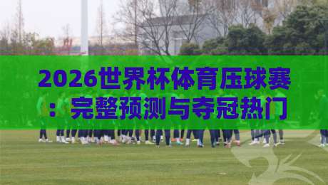 2026世界杯体育压球赛：完整预测与夺冠热门深度解析